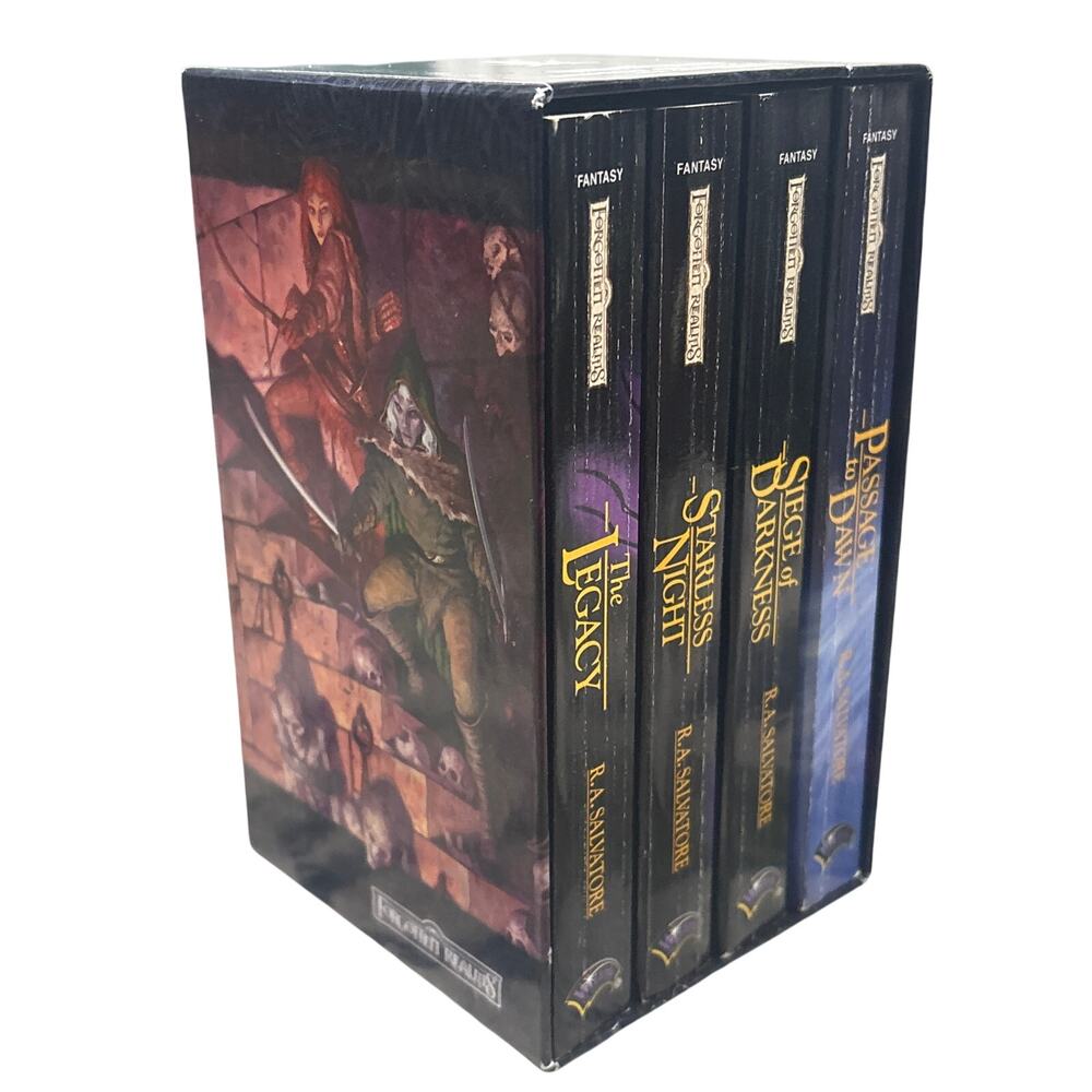 Legacy of the Drow Quartet by R.A. Salvatore Paperback D&D Forgotten Realms